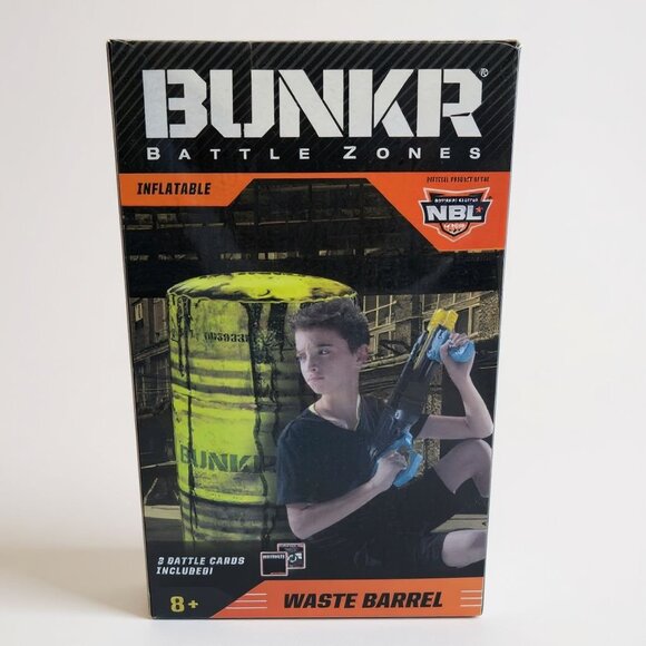 Build Your Own Inflatable Waste Barrel Battlezone Game Accessory For Nerf & Wate - Picture 1 of 6